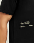 Relaxed Heavy Globe T-Shirt - Black