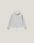 Cropped Merch Hoodie - Grey