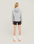 Cropped Merch Hoodie - Grey