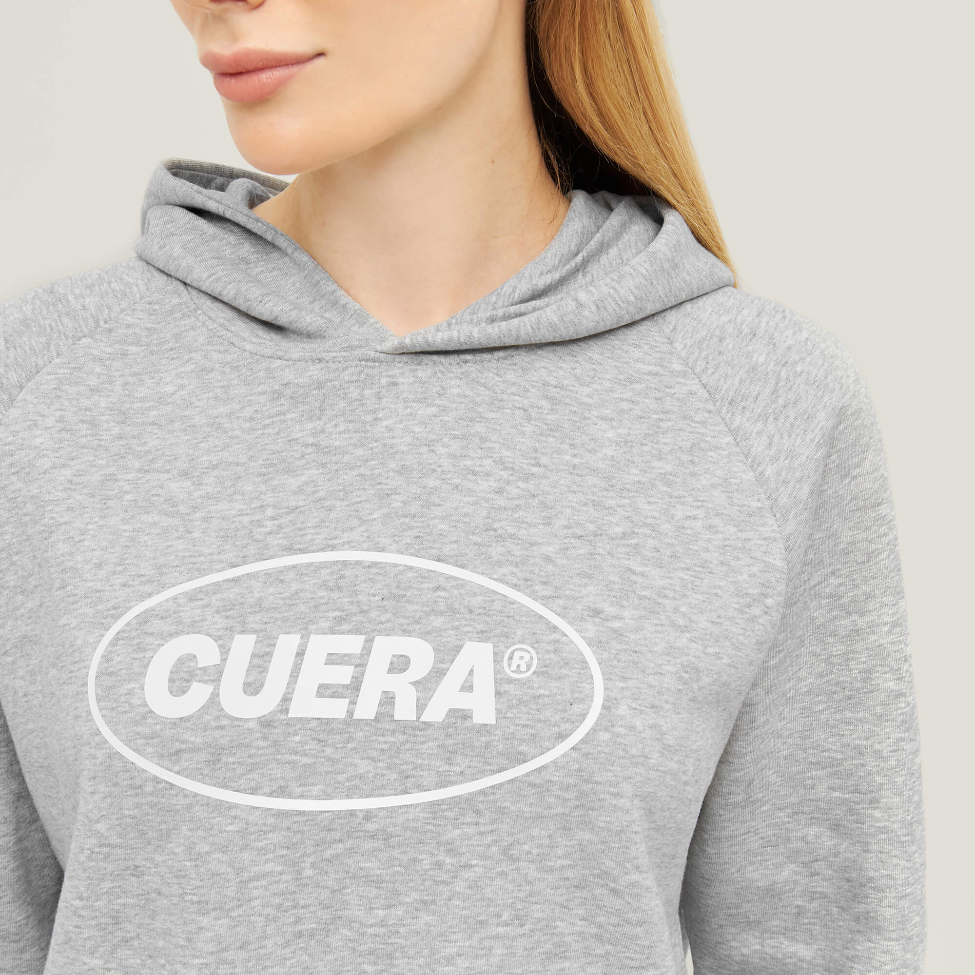 Cropped Merch Hoodie - Grey