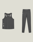 Oncourt WPC Tank Top & H.W Long Tights Grey Bundle