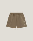 Womens Active Globe Shorts - Walnut