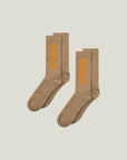 2-pack Padel Crew Socks - Sand