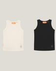 Active Rib Tank Top Bundle B&W