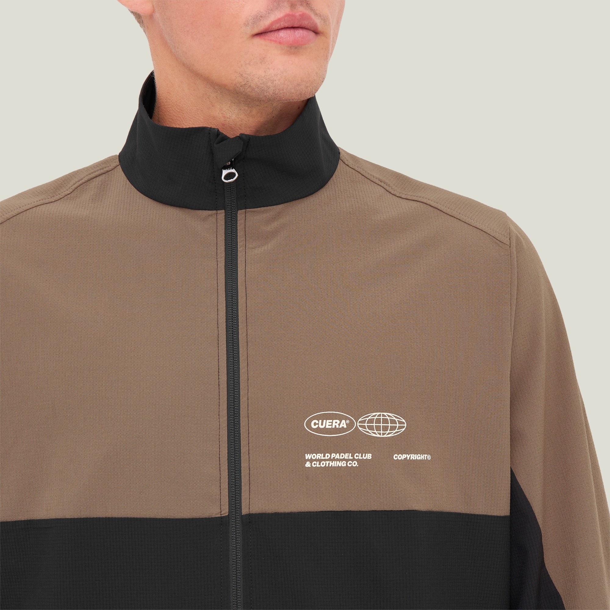 Active Track Jacket - Black / Walnut