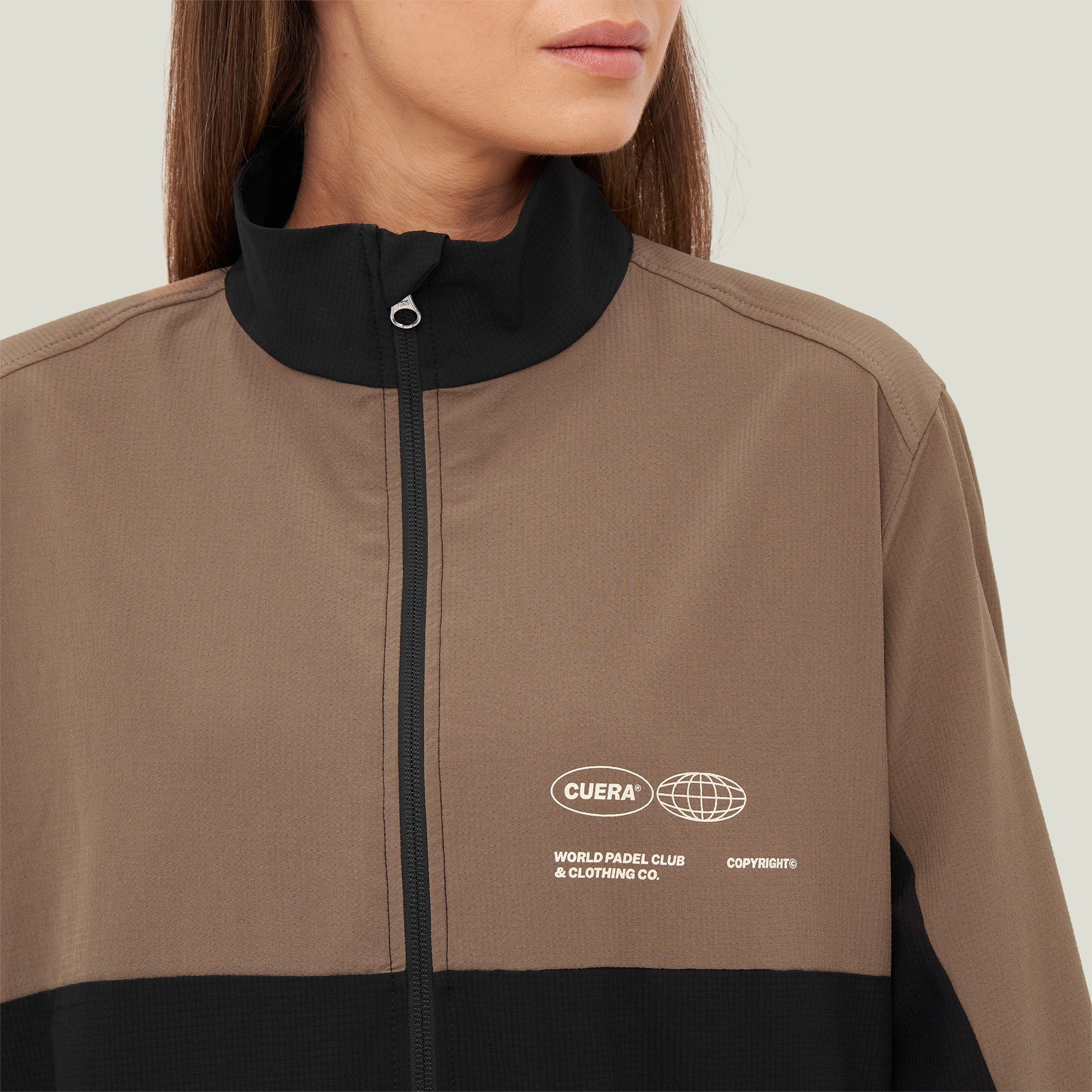 Active Track Jacket - Black / Walnut