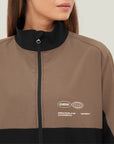 Active Track Jacket - Black / Walnut