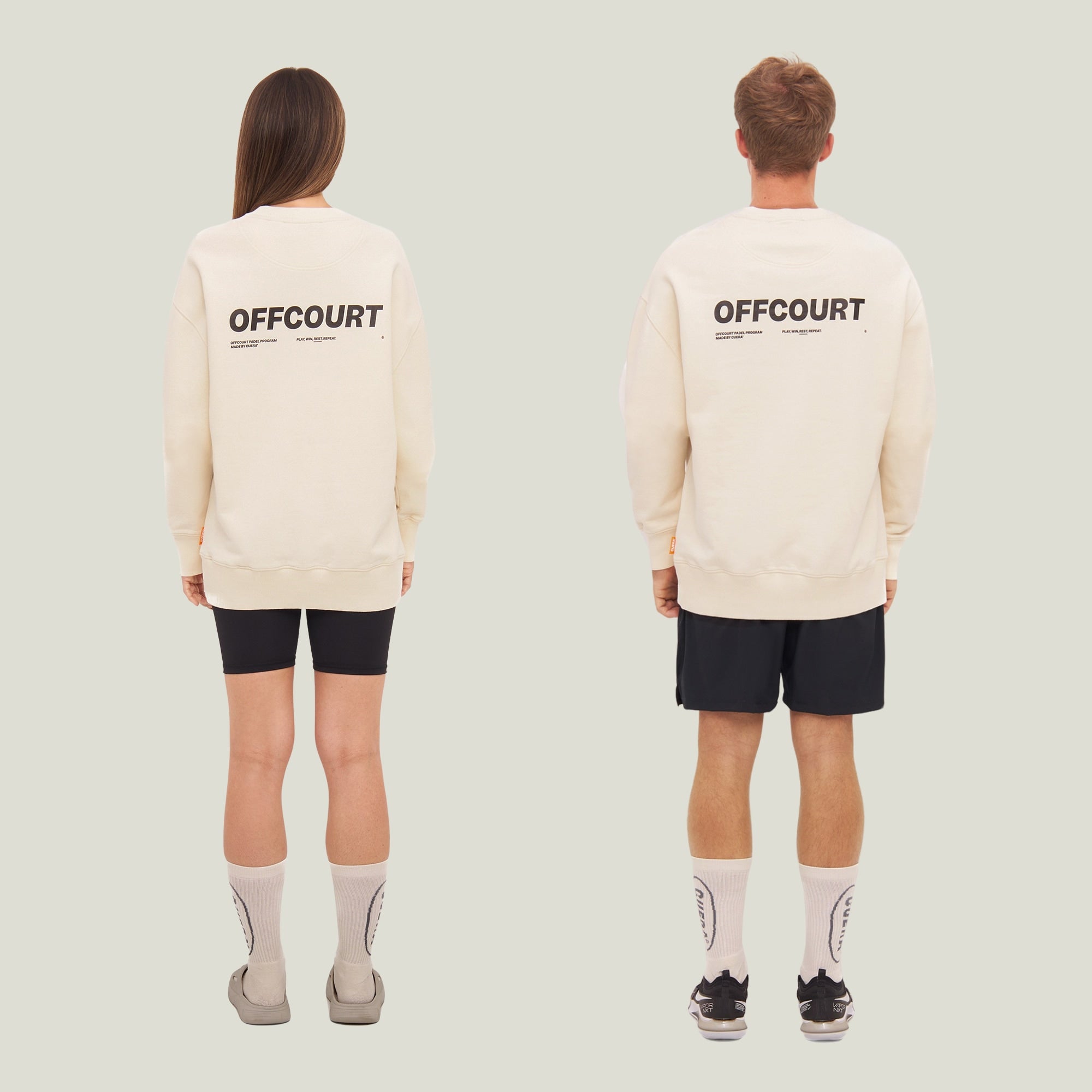 Relaxed Offcourt Crew P - Off White
